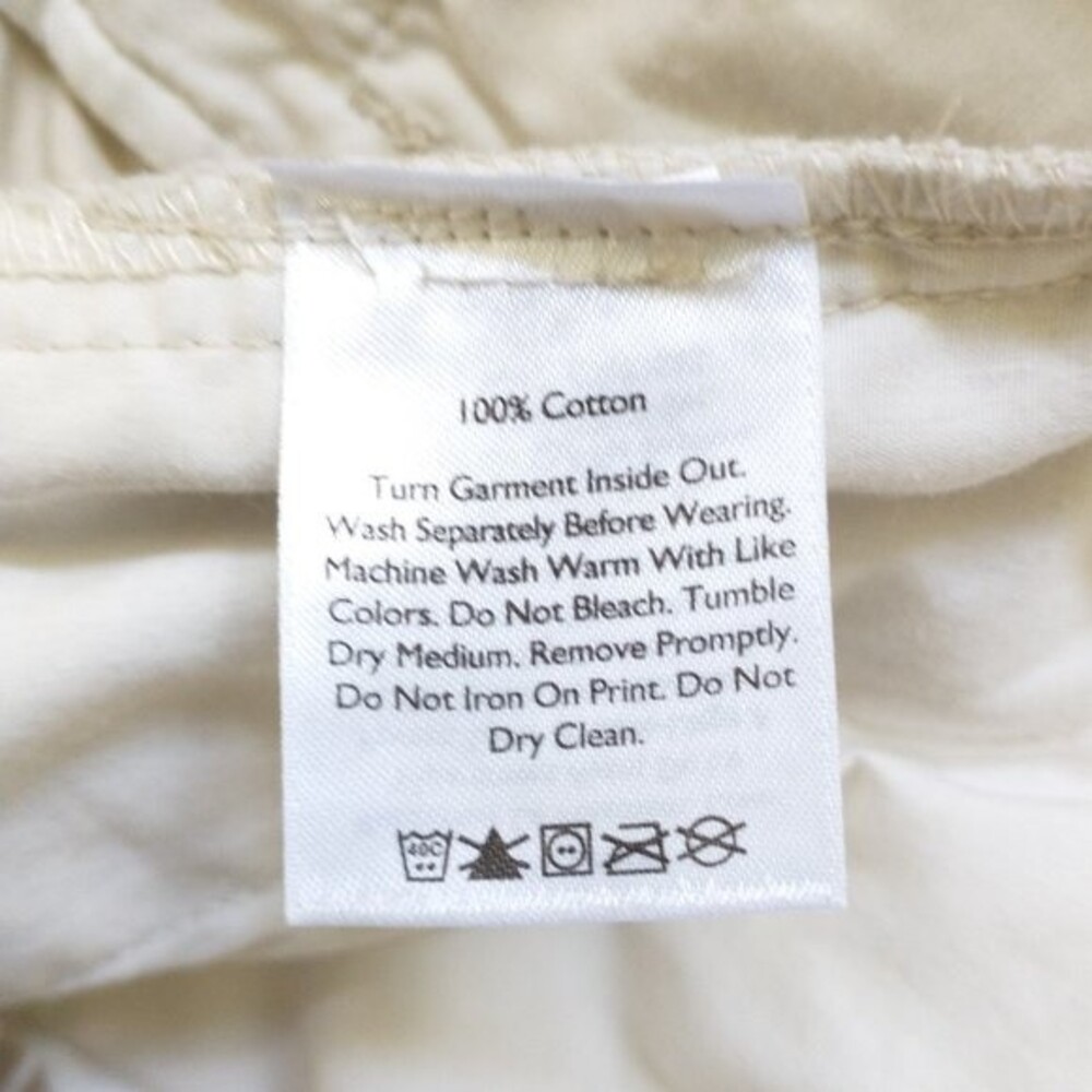 Eddie Bauer Womens Shorts 6 Beige/Cream Legend Wash Cotton 11" Inseam - Picture 7 of 12